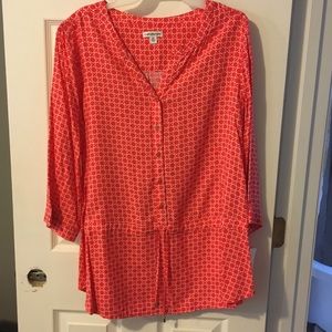 Croft & Barrow pink blouse (XL)